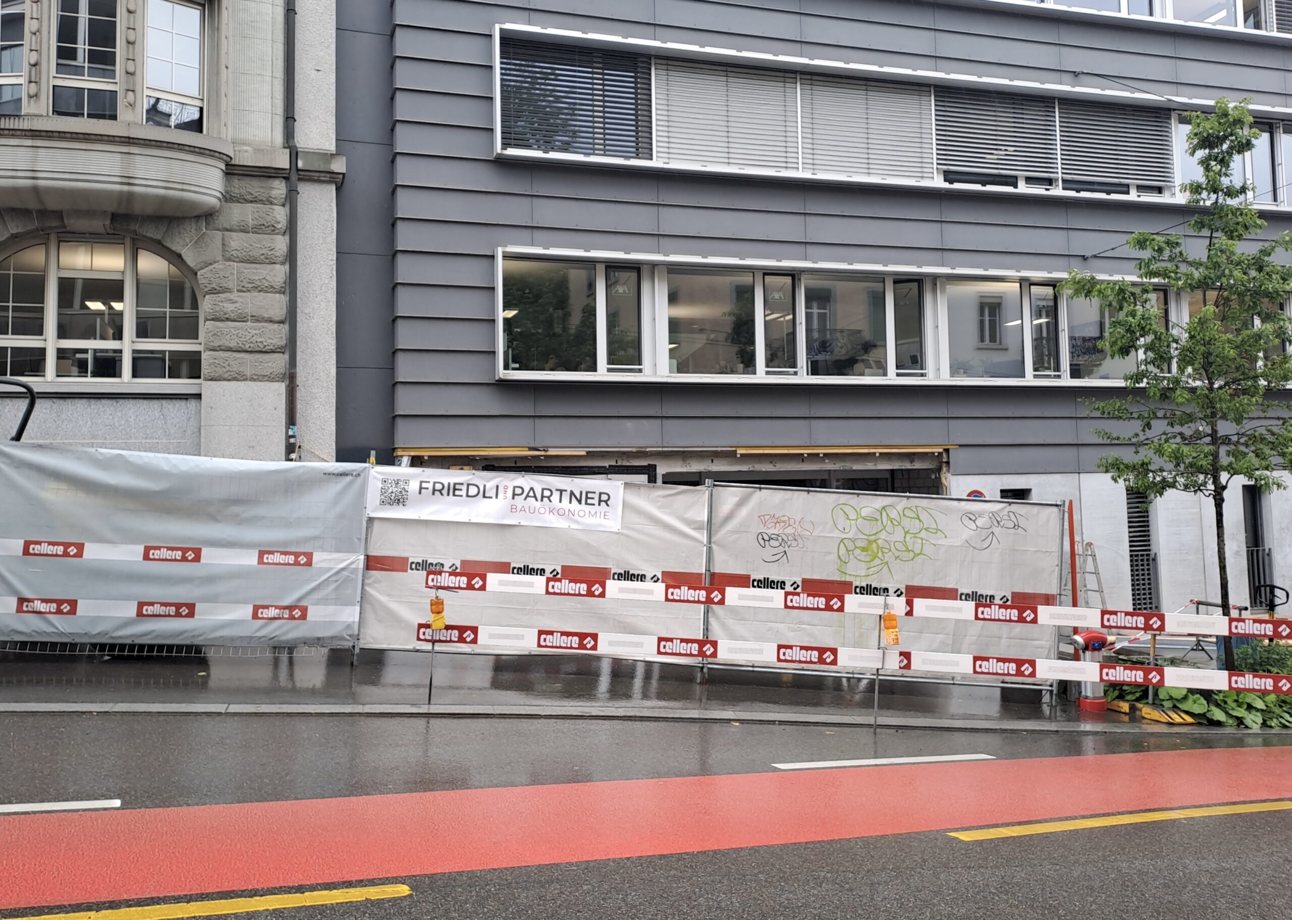 Teufener Strasse, Neuer Eingang